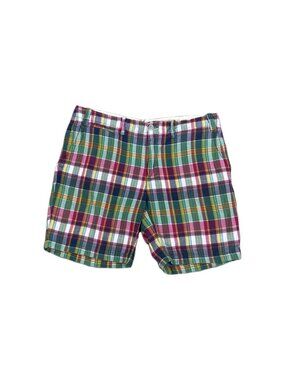 Polo Ralph Lauren Chino Shorts Men 36 Multicolor India Madras Plaid Straight Fit